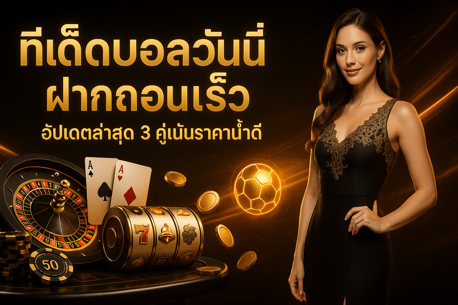 ทีเด็ดบอลวันนี้ ฝากถอนเร็ว