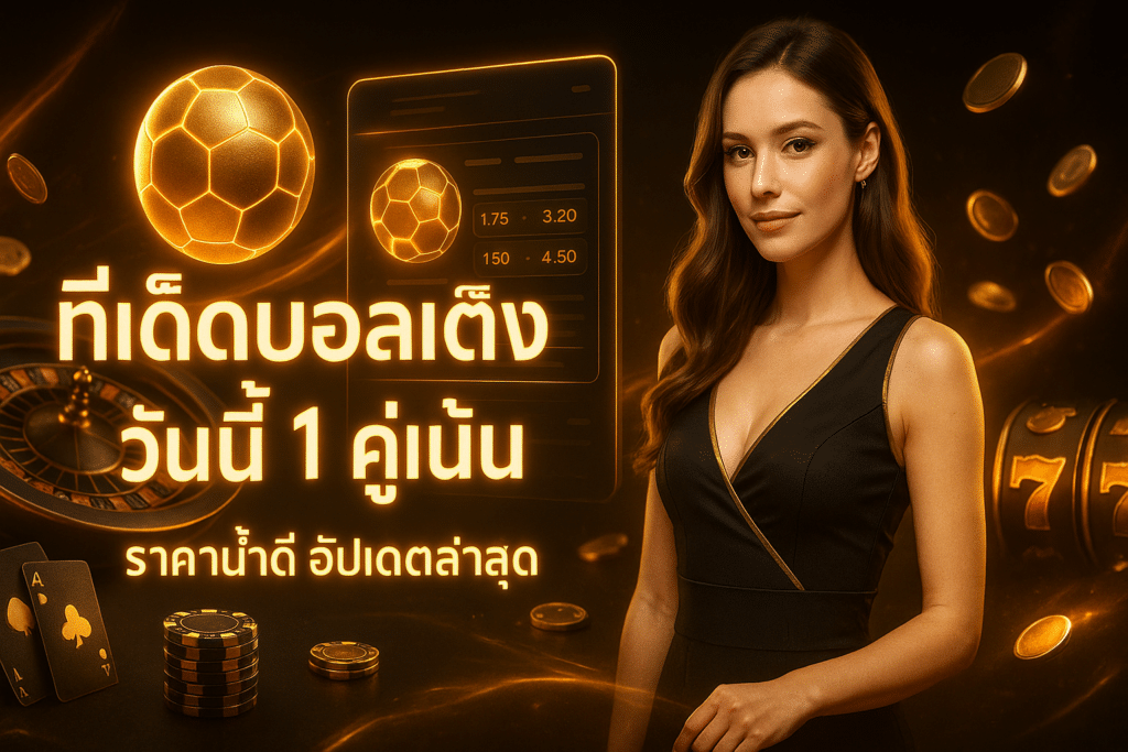 ทีเด็ดบอลเต็ง วันนี้
